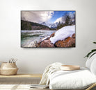 Snow Capped Days by Aaron Matheson on GIANT ART - white landscape