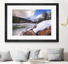 Snow Capped Days by Aaron Matheson on GIANT ART - white landscape