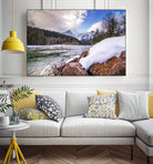 Snow Capped Days by Aaron Matheson on GIANT ART - white landscape