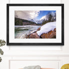 Snow Capped Days by Aaron Matheson on GIANT ART - white landscape
