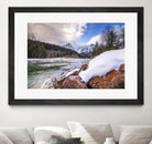 Snow Capped Days by Aaron Matheson on GIANT ART - white landscape