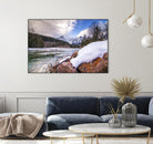 Snow Capped Days by Aaron Matheson on GIANT ART - white landscape