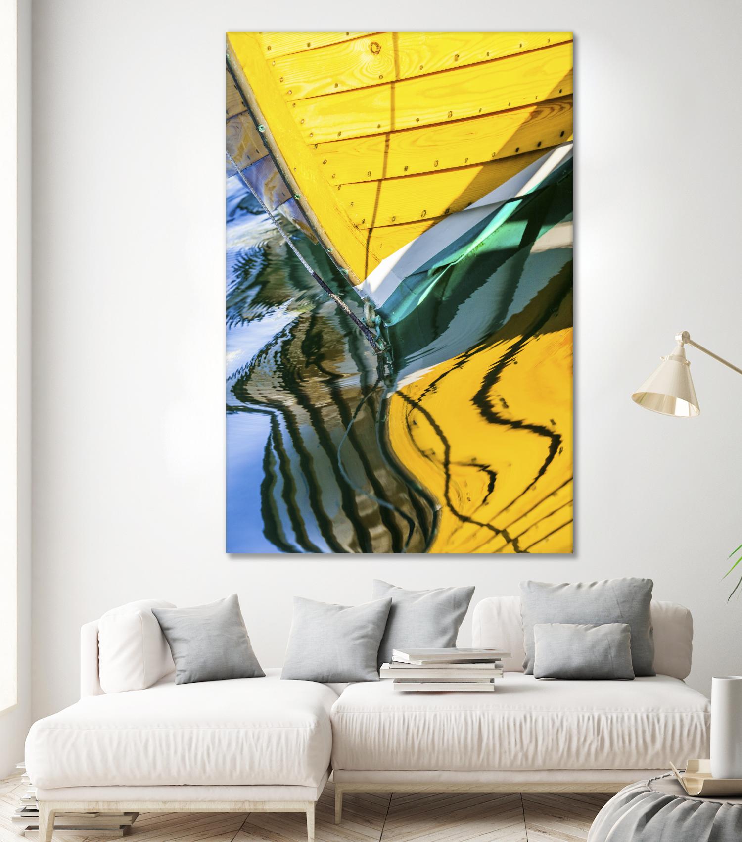 Sunny Yellow Days by Melissa McClain on GIANT ART - blue photo art