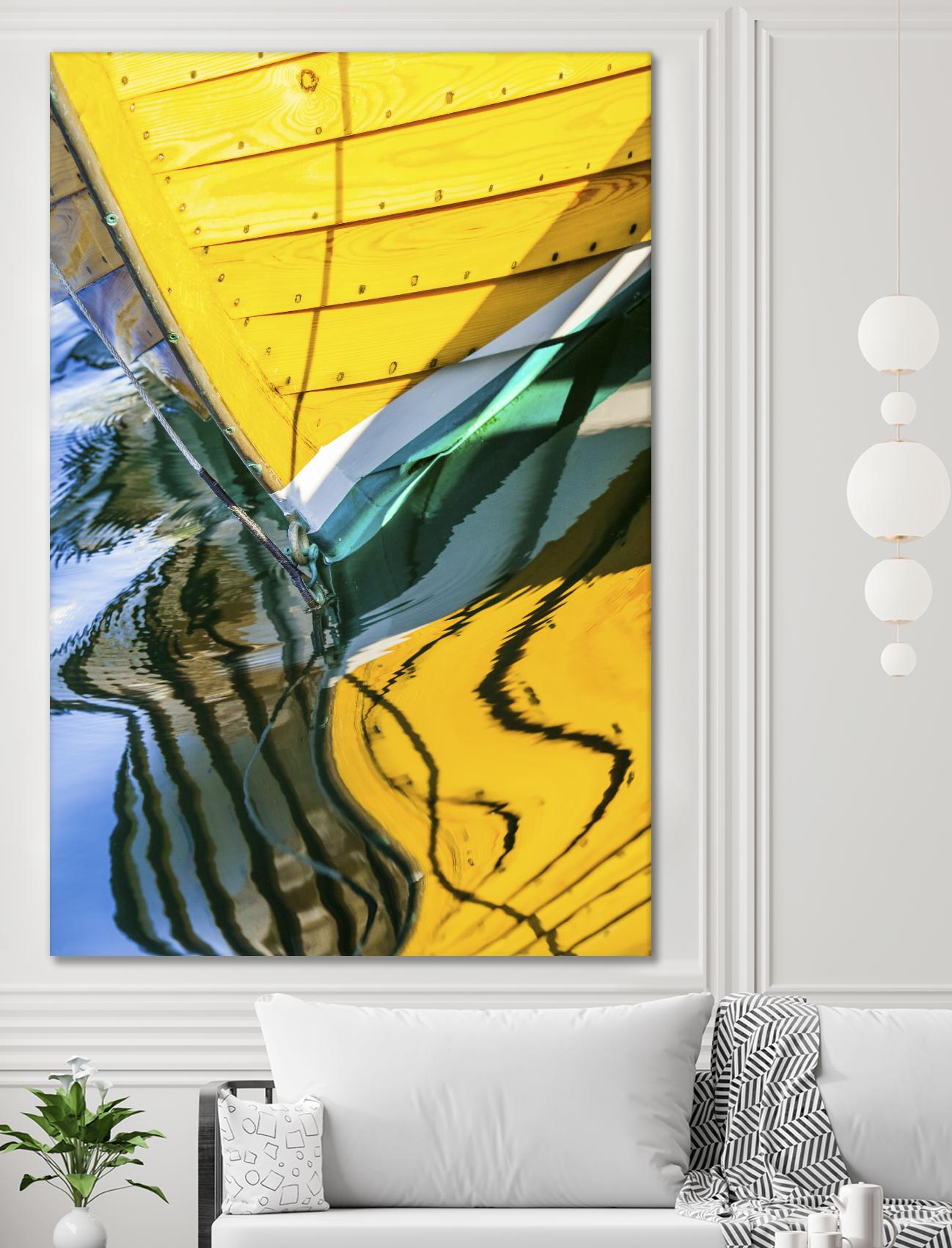 Sunny Yellow Days by Melissa McClain on GIANT ART - blue photo art