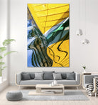 Sunny Yellow Days by Melissa McClain on GIANT ART - blue photo art