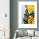 Reflections in Yellow by Melissa McClain on GIANT ART - blue photo art