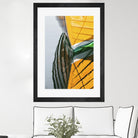 Reflections in Yellow by Melissa McClain on GIANT ART - blue photo art