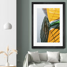 Reflections in Yellow by Melissa McClain on GIANT ART - blue photo art