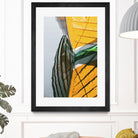 Reflections in Yellow by Melissa McClain on GIANT ART - blue photo art