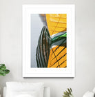 Reflections in Yellow by Melissa McClain on GIANT ART - blue photo art