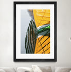 Reflections in Yellow by Melissa McClain on GIANT ART - blue photo art