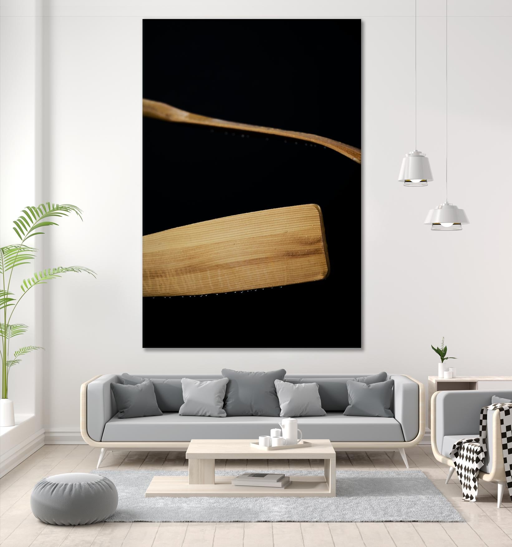 Paddles III by Melissa McClain on GIANT ART - beige photo art