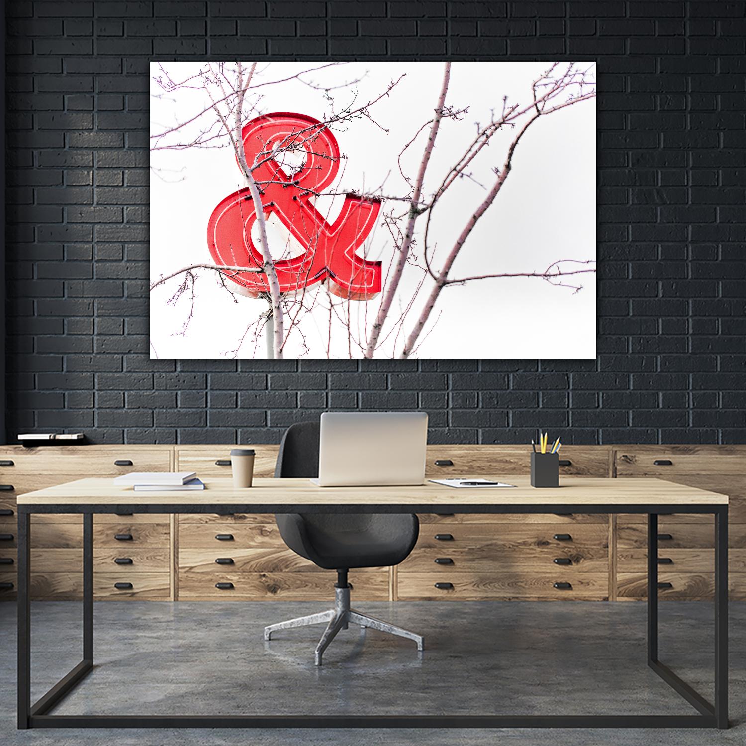 Sign of the Times by Melissa McClain on GIANT ART - white photo art