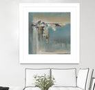 Fragmented Fields by Terri Burris on GIANT ART - grey abstract