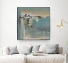 Fragmented Fields by Terri Burris on GIANT ART - grey abstract