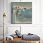 Fragmented Fields by Terri Burris on GIANT ART - grey abstract