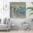 Fragmented Fields by Terri Burris on GIANT ART - grey abstract