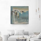 Fragmented Fields by Terri Burris on GIANT ART - grey abstract