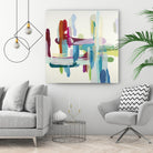 Daydreaming by Randy Hibberd on GIANT ART - purple abstract