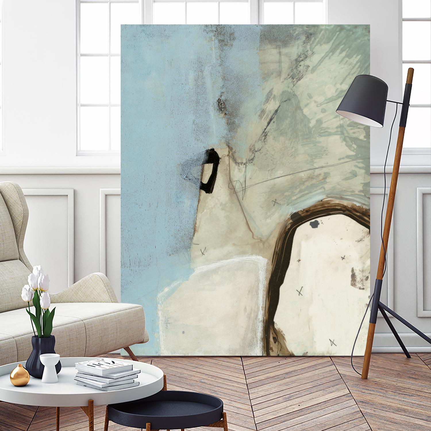 Abstracted Series VIII by Lisa Ridgers on GIANT ART - beige abstract