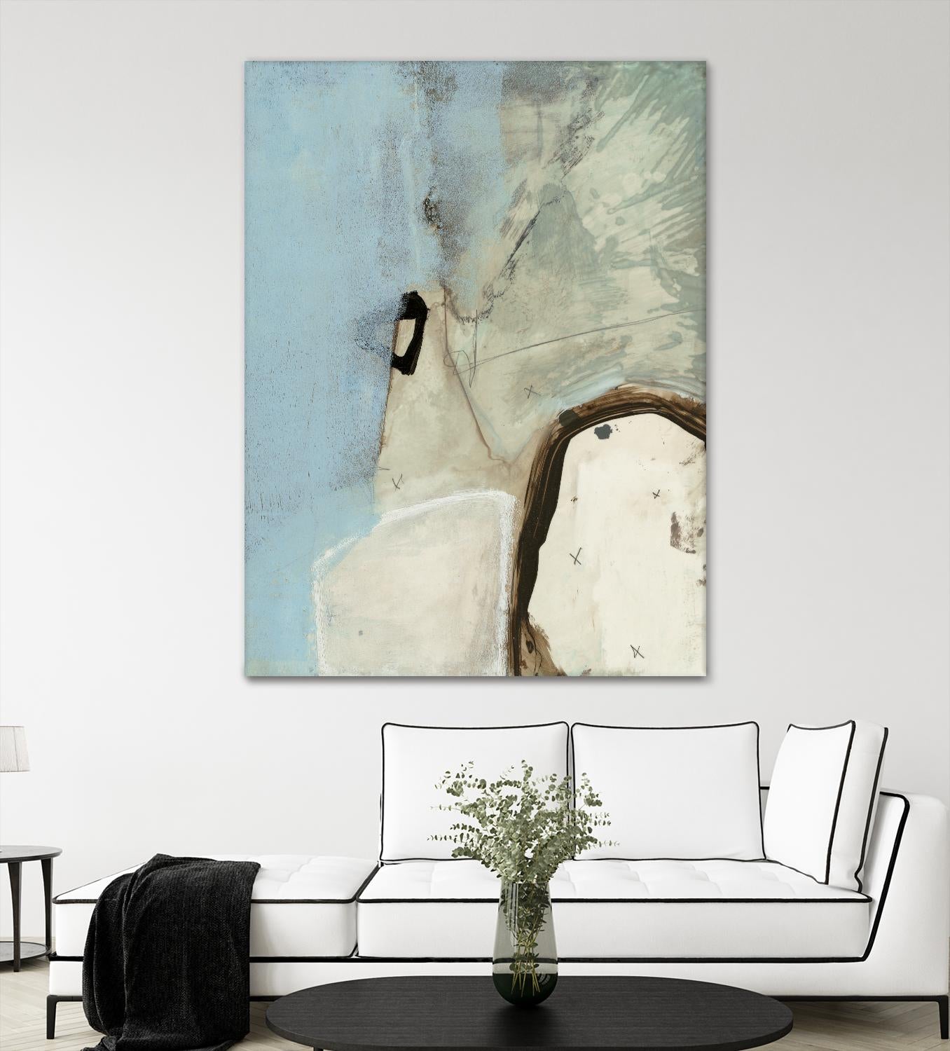 Abstracted Series VIII by Lisa Ridgers on GIANT ART - beige abstract