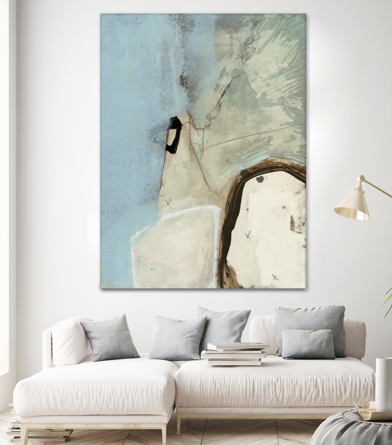 Abstracted Series VIII by Lisa Ridgers on GIANT ART - beige abstract