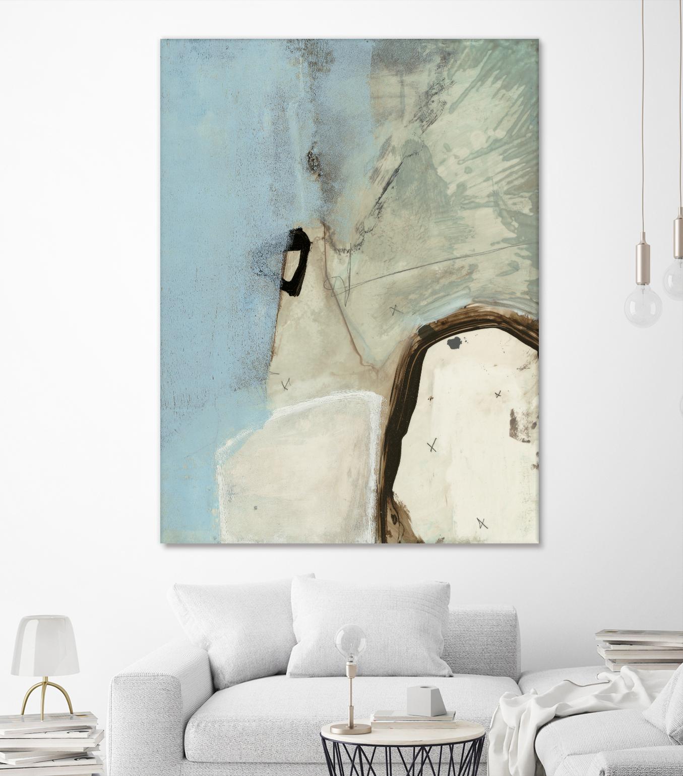 Abstracted Series VIII by Lisa Ridgers on GIANT ART - beige abstract