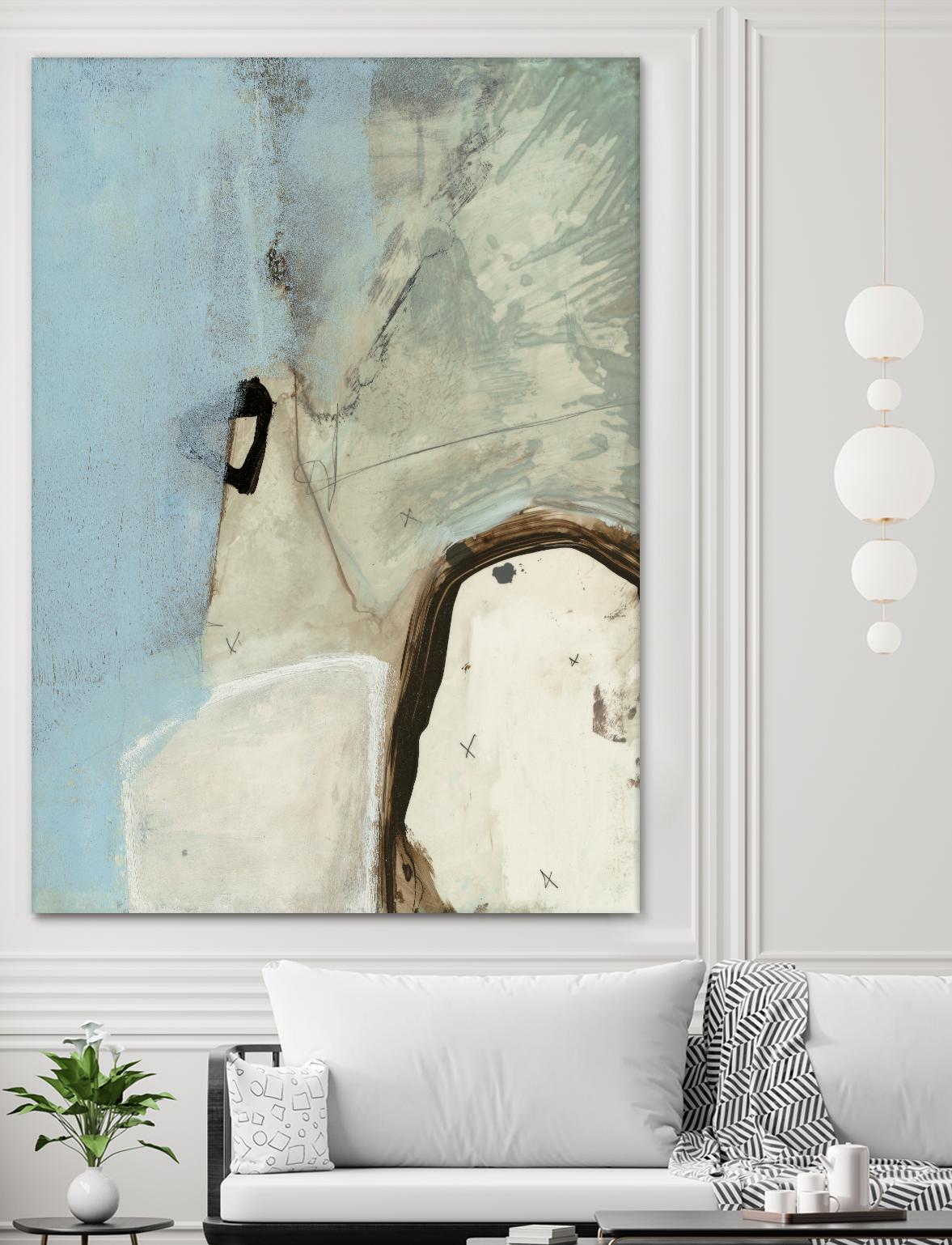 Abstracted Series VIII by Lisa Ridgers on GIANT ART - beige abstract