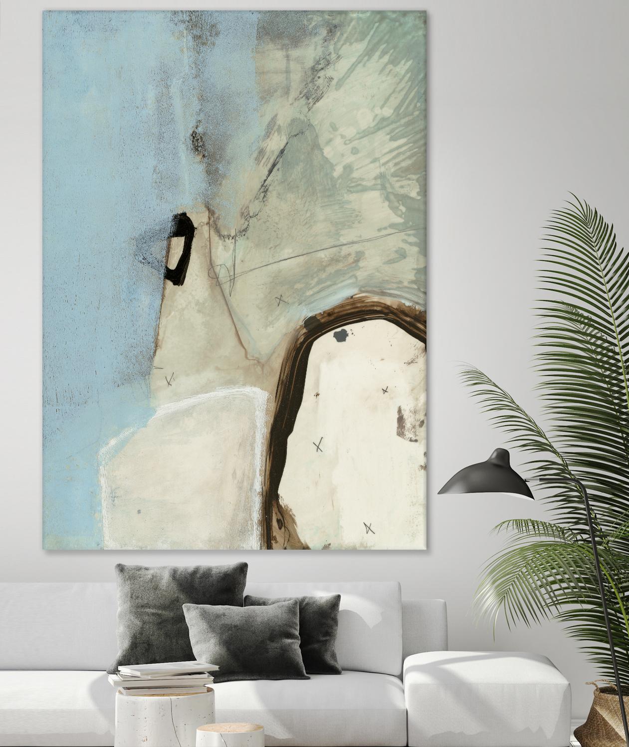 Abstracted Series VIII by Lisa Ridgers on GIANT ART - beige abstract