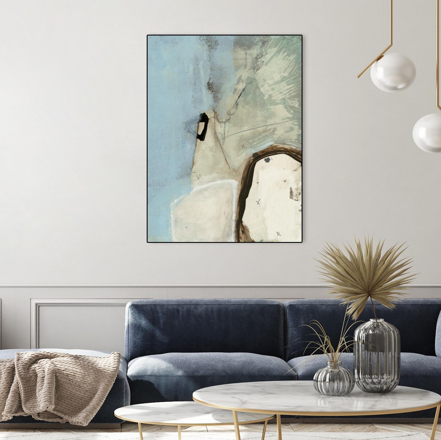 Abstracted Series VIII by Lisa Ridgers on GIANT ART - beige abstract