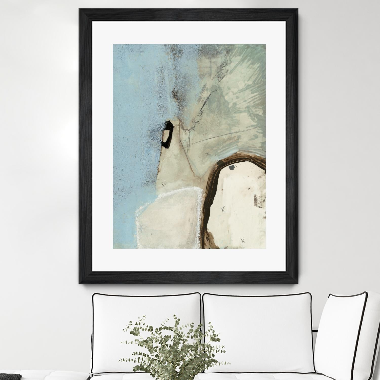 Abstracted Series VIII by Lisa Ridgers on GIANT ART - beige abstract