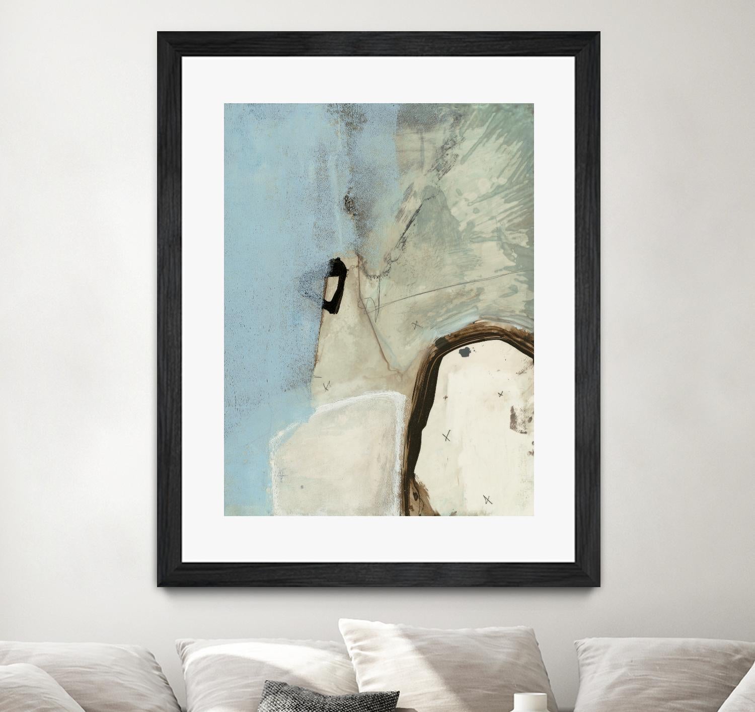 Abstracted Series VIII by Lisa Ridgers on GIANT ART - beige abstract