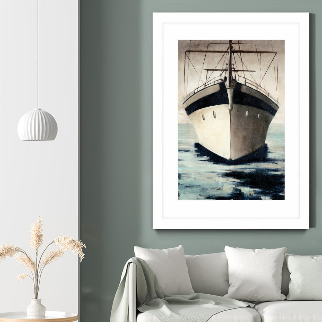 Under Bow by Joseph Cates on GIANT ART - beige nautical