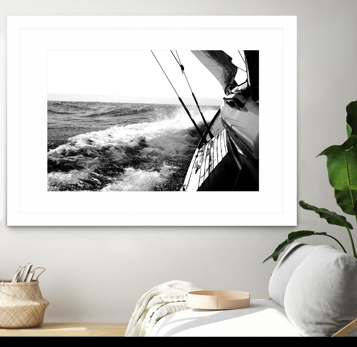 Sailing Mist by Kyle on GIANT ART - white nautical