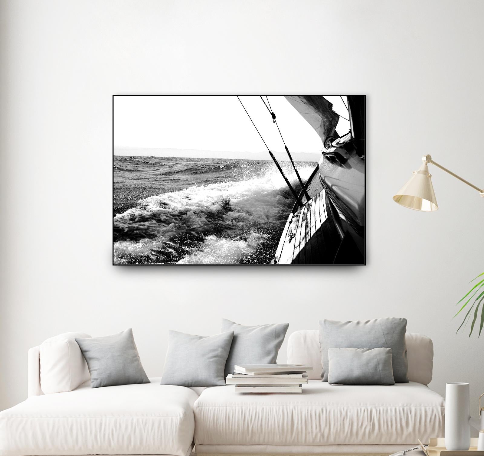 Sailing Mist by Kyle on GIANT ART - white nautical
