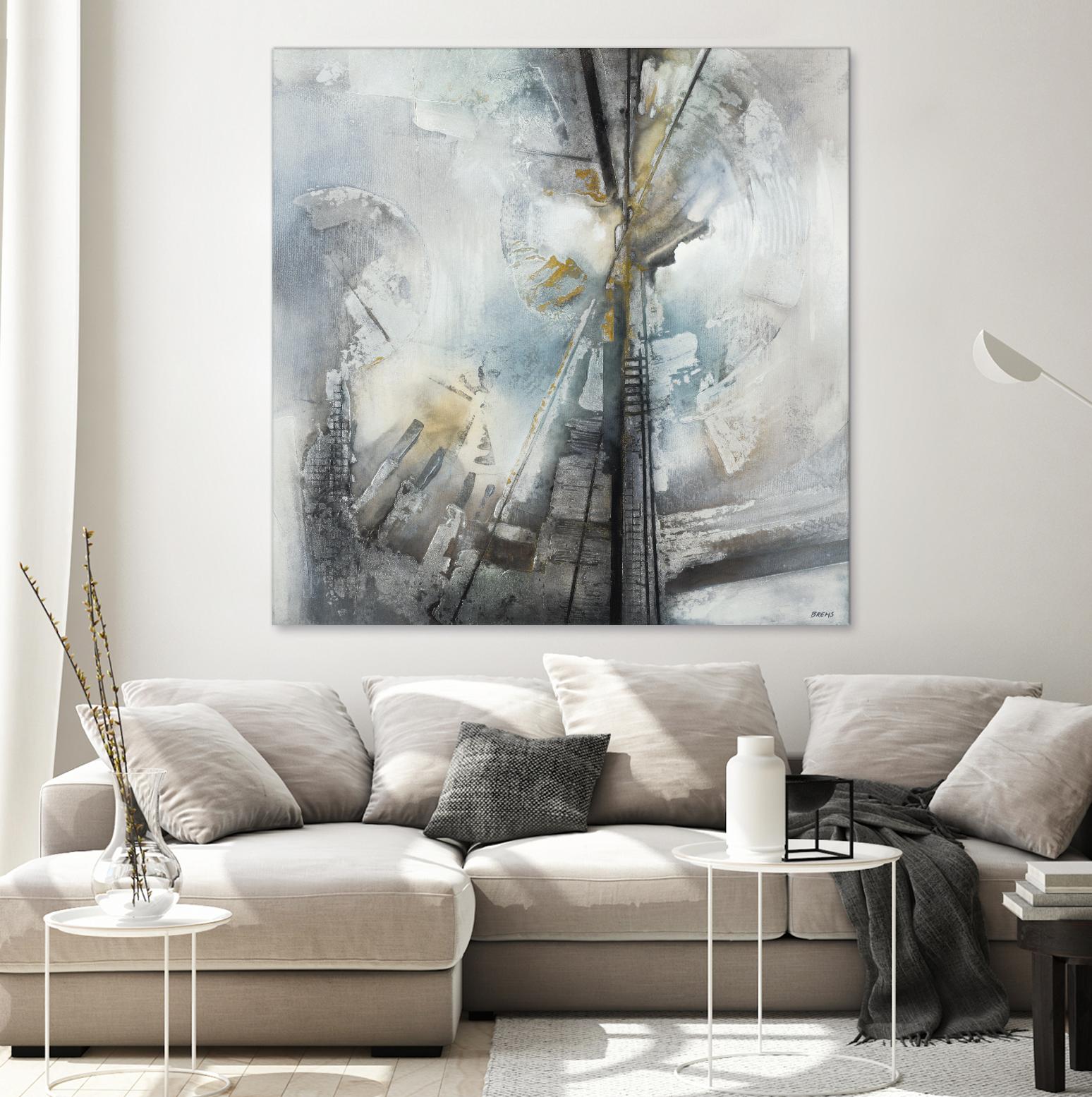 Turbine by Scott Brems on GIANT ART - neutrals abstract