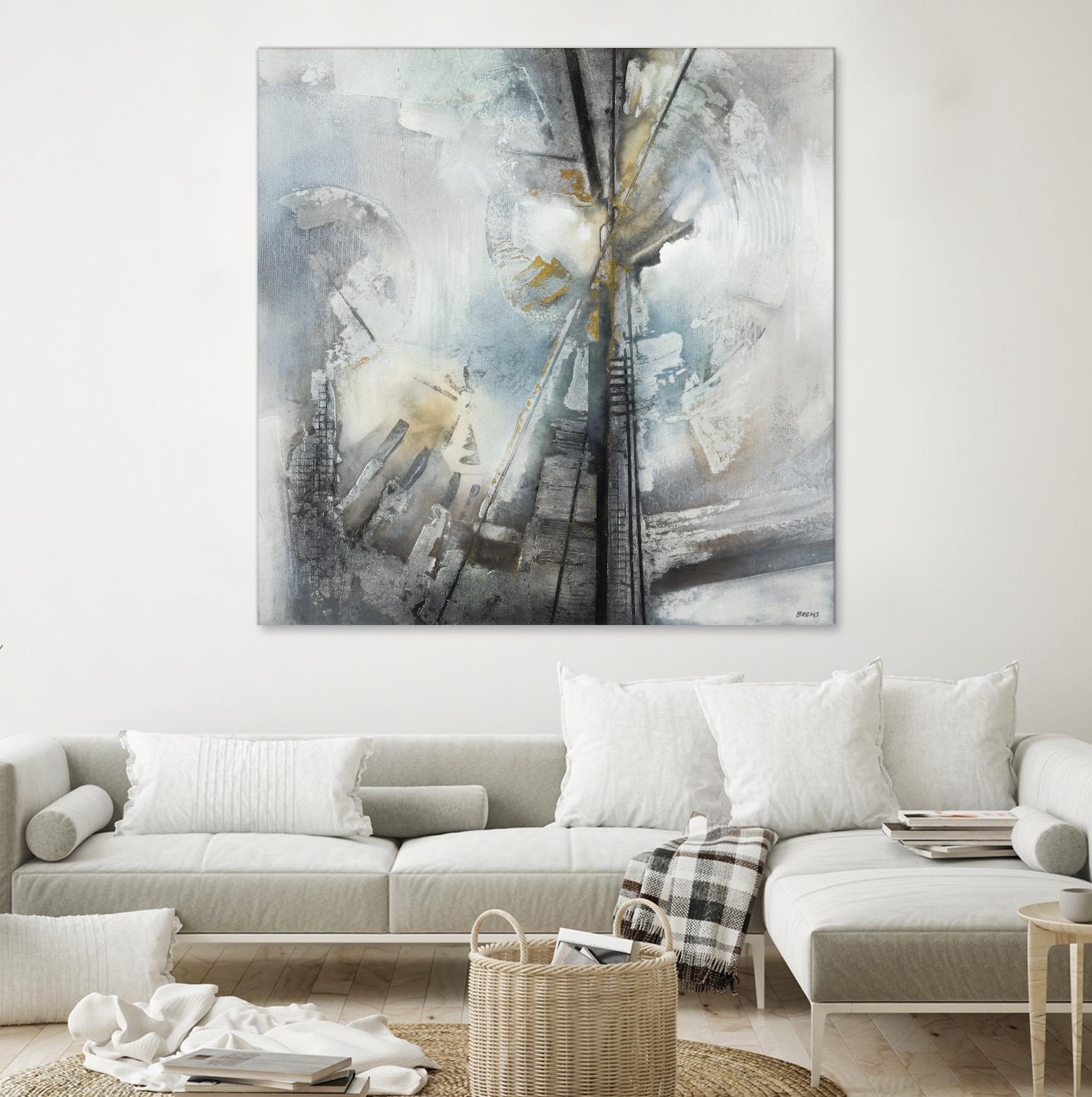 Turbine by Scott Brems on GIANT ART - neutrals abstract