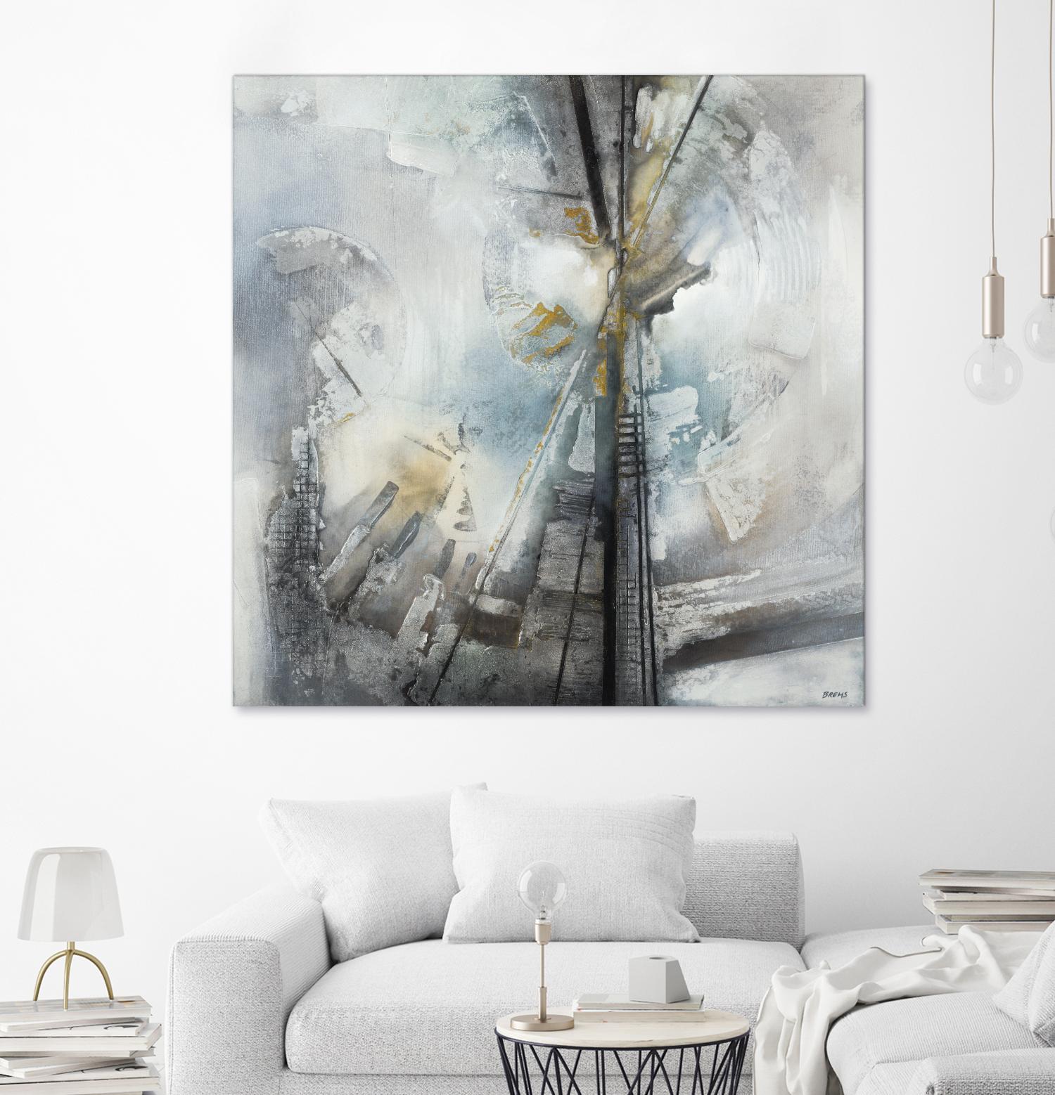 Turbine by Scott Brems on GIANT ART - neutrals abstract