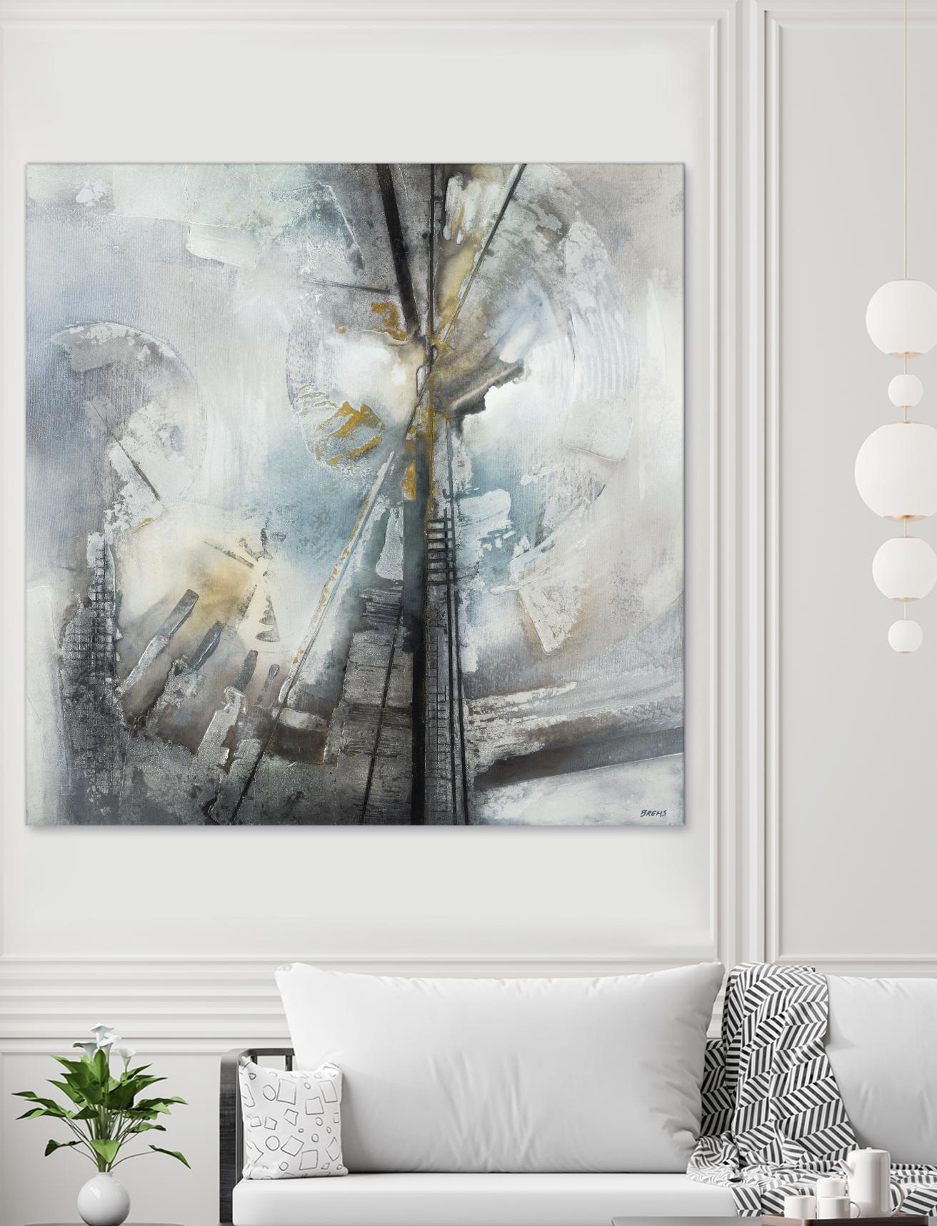 Turbine by Scott Brems on GIANT ART - neutrals abstract