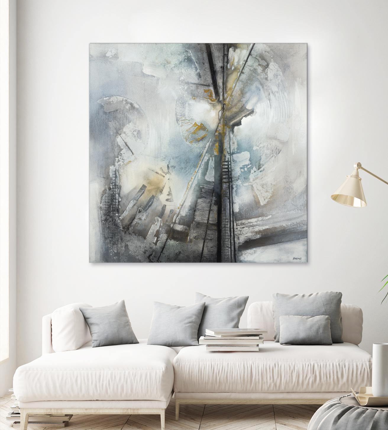 Turbine by Scott Brems on GIANT ART - neutrals abstract