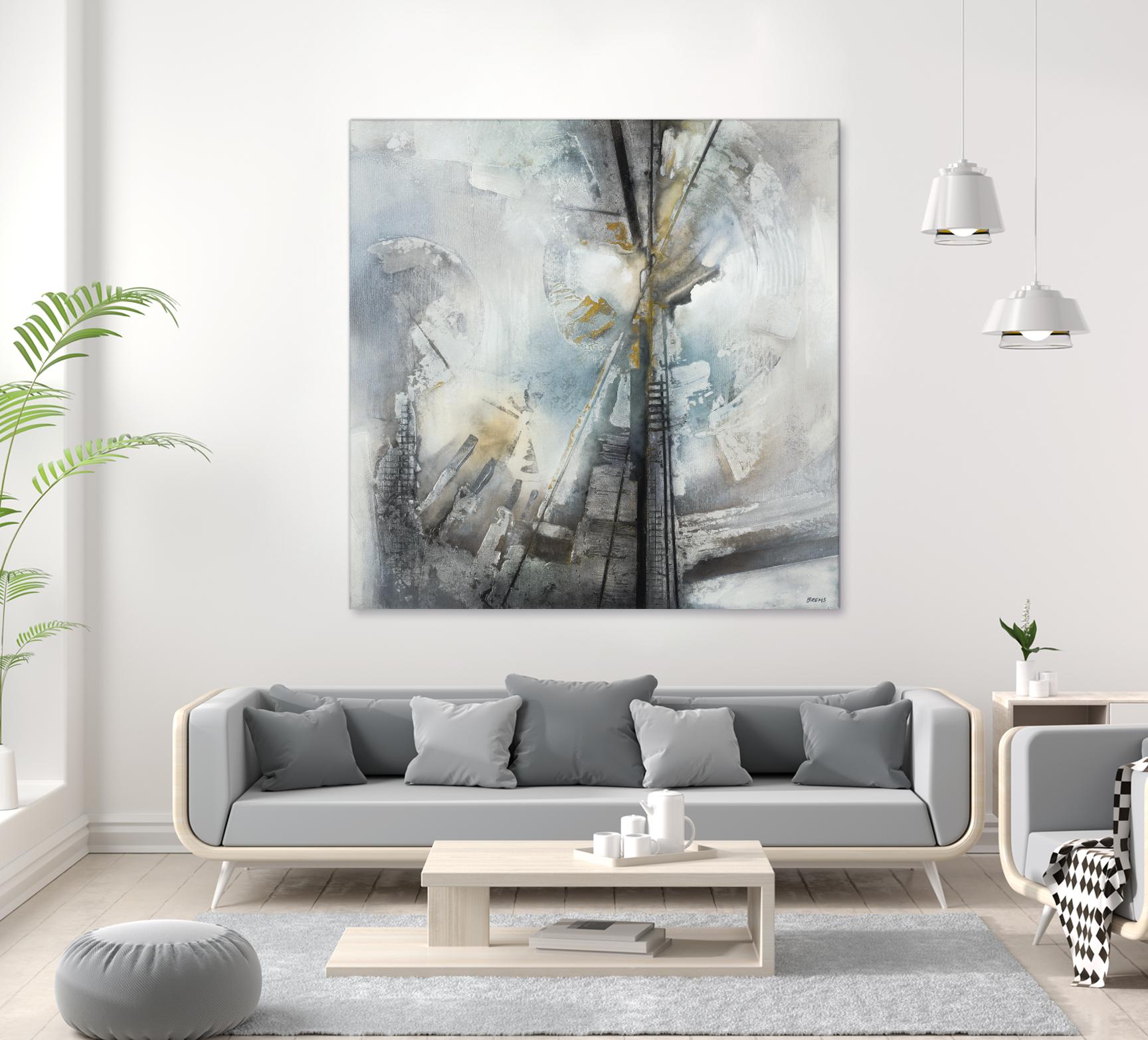 Turbine by Scott Brems on GIANT ART - neutrals abstract