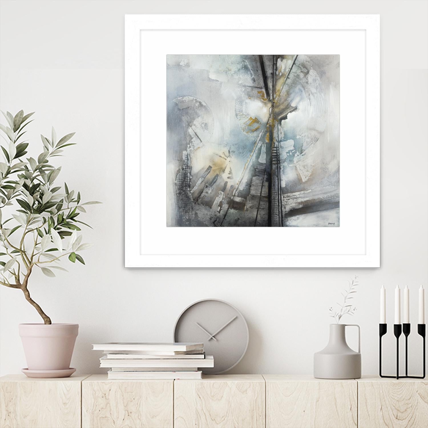 Turbine by Scott Brems on GIANT ART - neutrals abstract