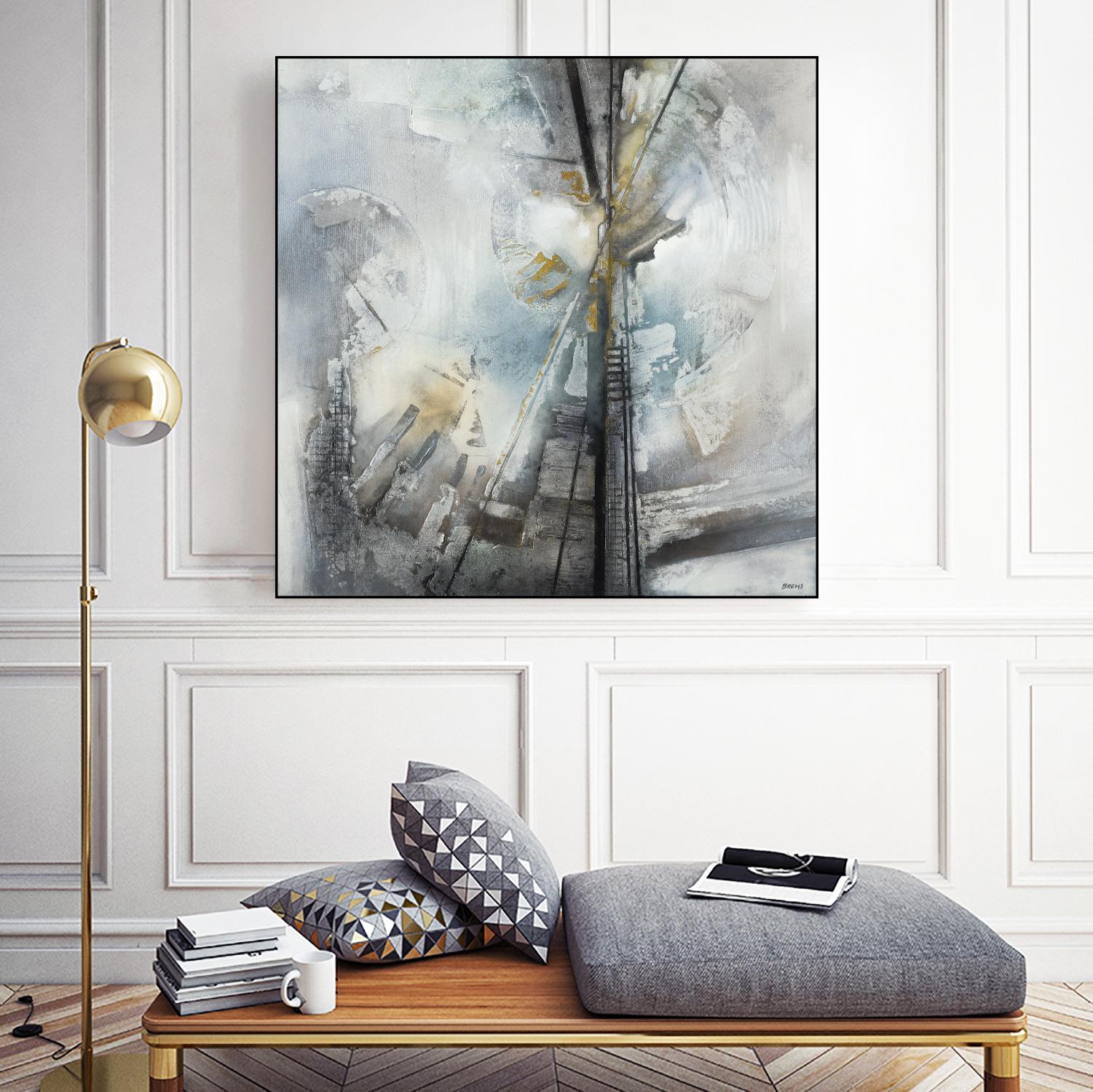 Turbine by Scott Brems on GIANT ART - neutrals abstract