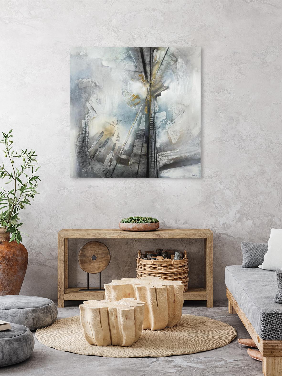 Turbine by Scott Brems on GIANT ART - neutrals abstract