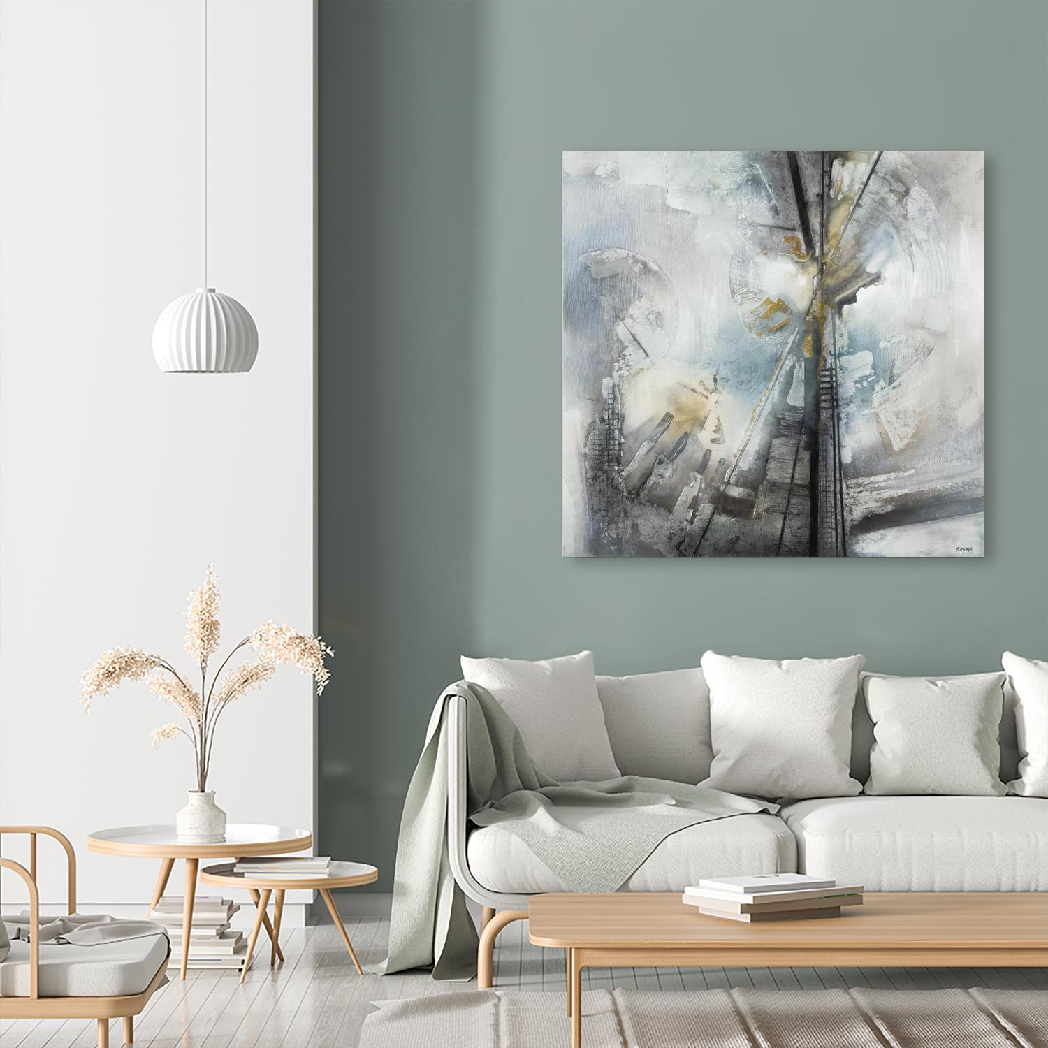 Turbine by Scott Brems on GIANT ART - neutrals abstract