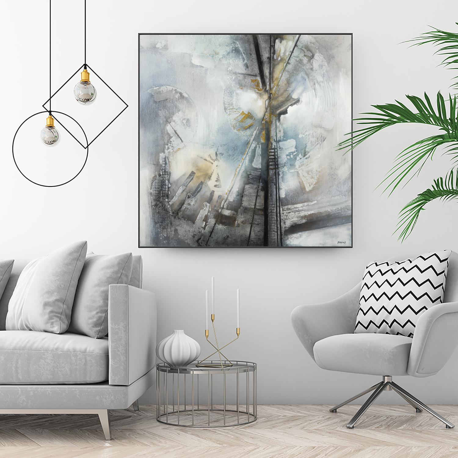 Turbine by Scott Brems on GIANT ART - neutrals abstract