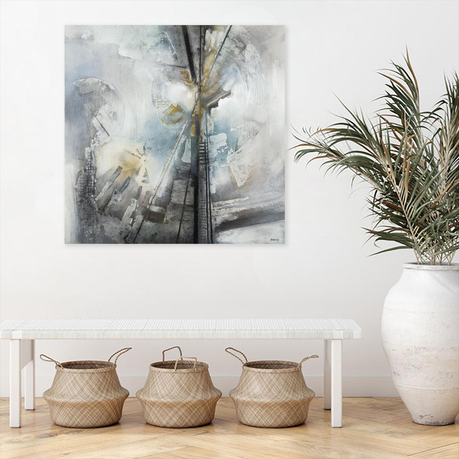 Turbine by Scott Brems on GIANT ART - neutrals abstract