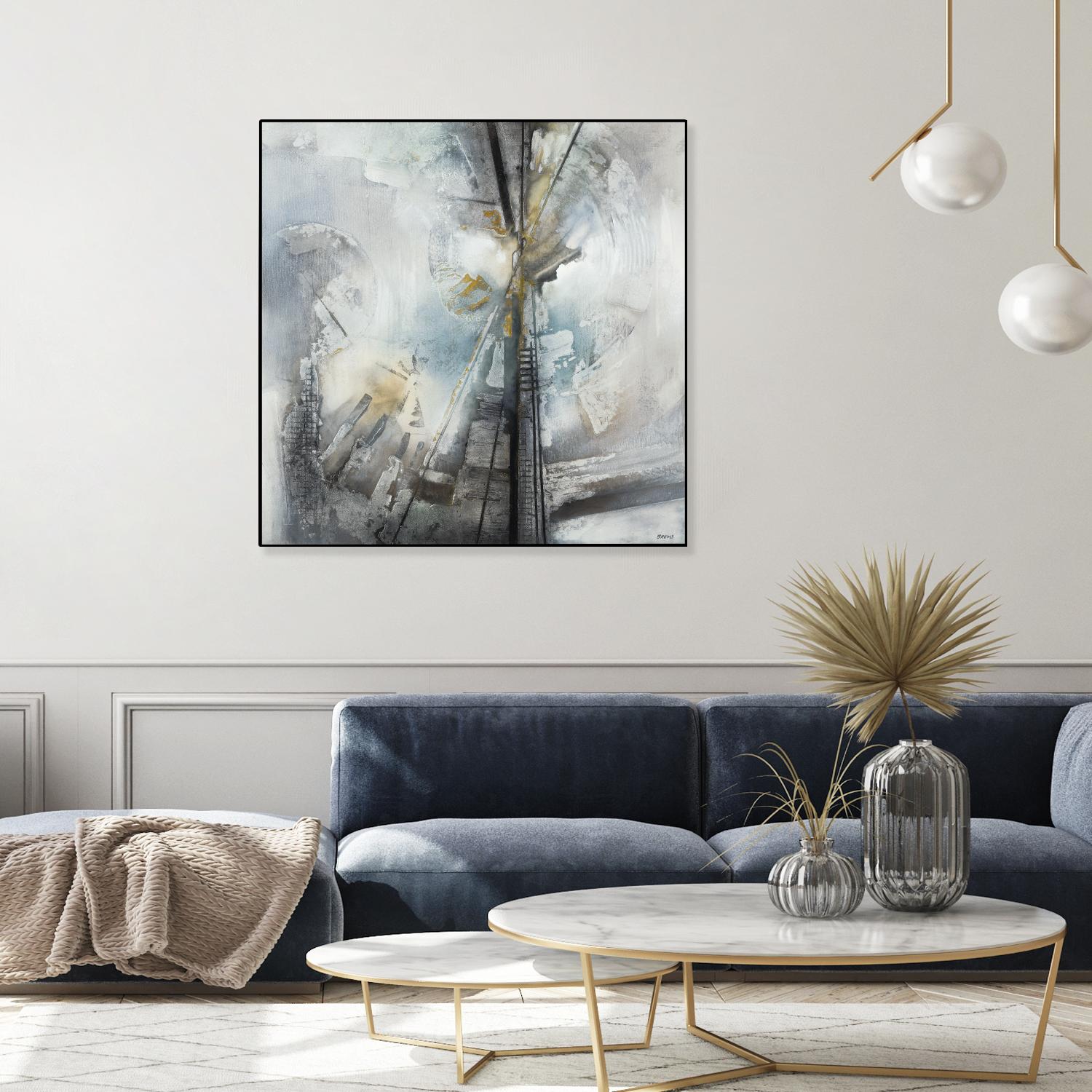 Turbine by Scott Brems on GIANT ART - neutrals abstract