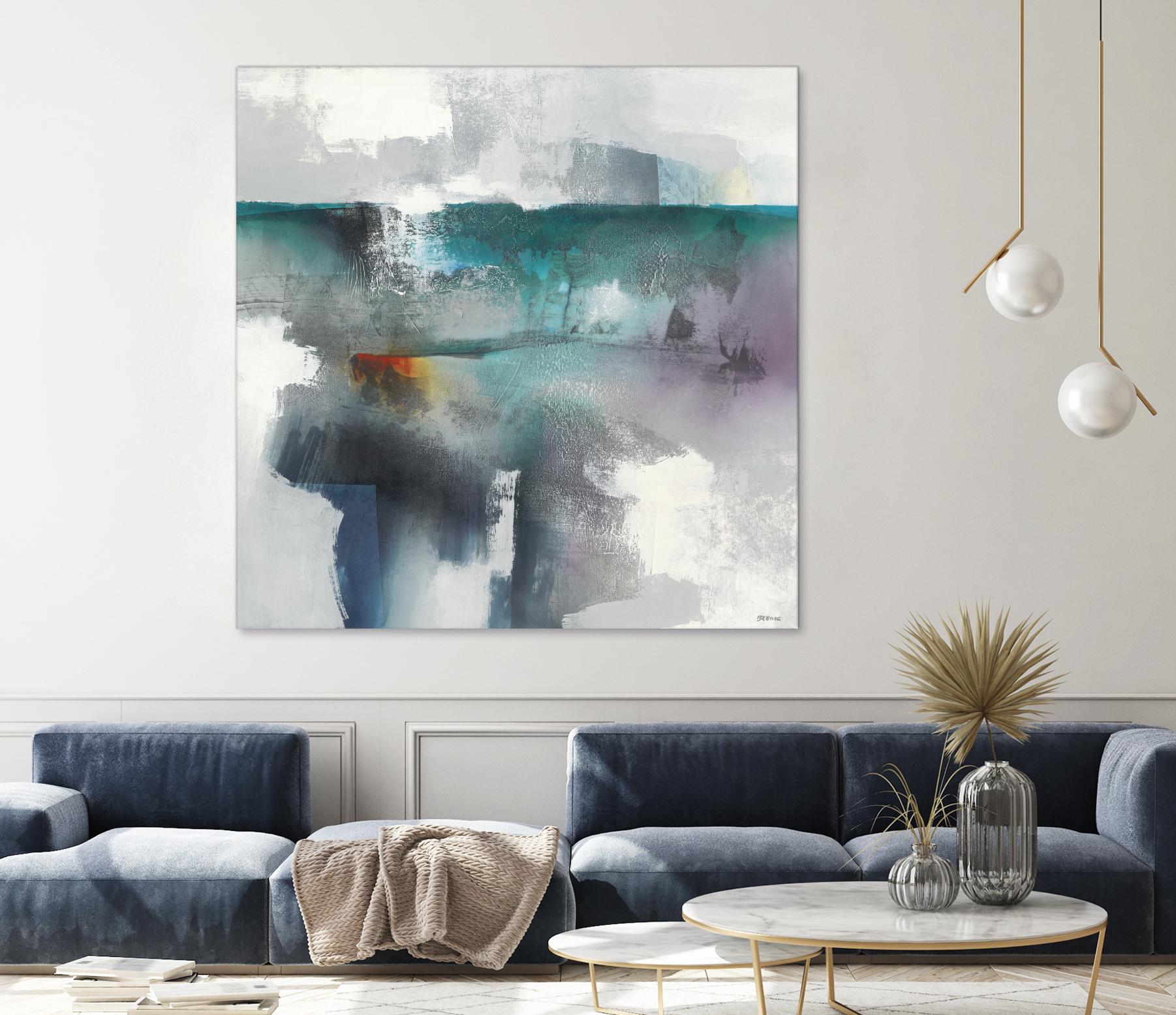 Subsurface I by Scott Brems on GIANT ART - blues organic shapes