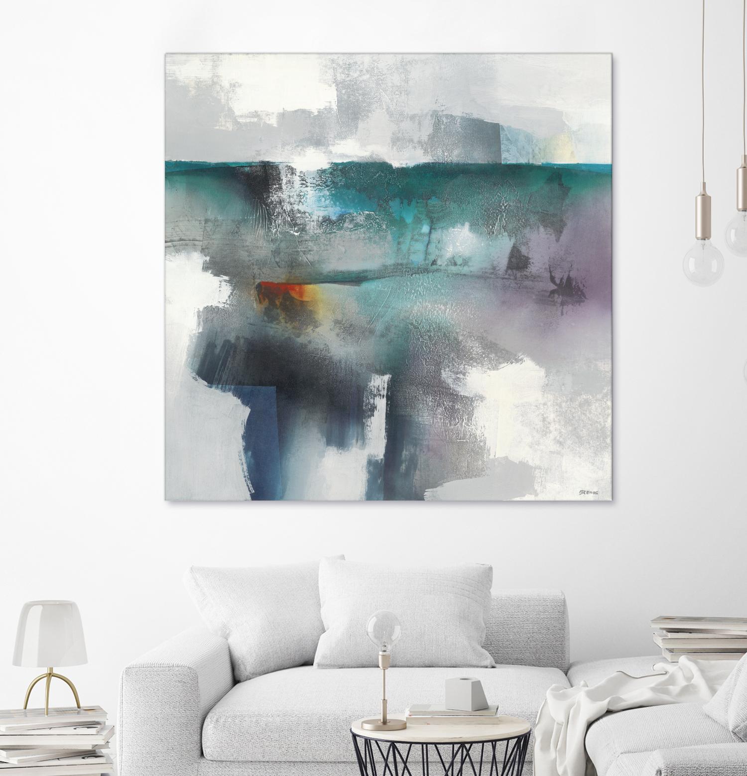 Subsurface I by Scott Brems on GIANT ART - blues organic shapes